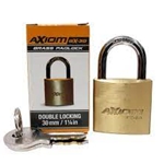 AXIOM BRASS 30MM PADLOCK