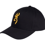 BROWNING BLACK AND GOLD CAP