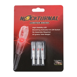 NOCKTURNAL LIGHTED NOCKS RED X