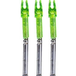 LUMENOK 5MM X NOCKS, GREEN, 3PK (X3G)