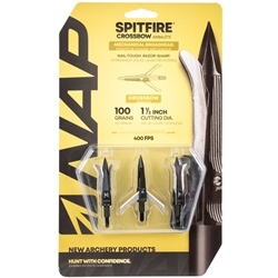 NAP-60-696 NAP Spitfire Crossbow 100grains 1 1/2 inch cutting diameter 3pk